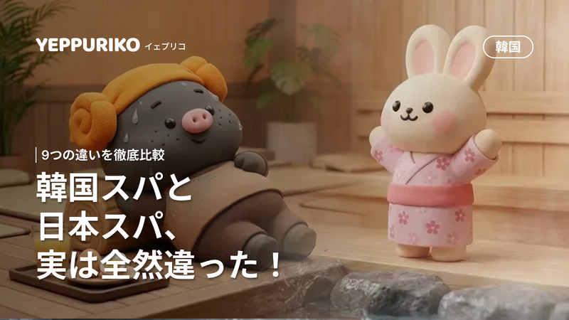 日本のスーパー銭湯と韓国チムジルバン、”全く別物”だった🧖♀️