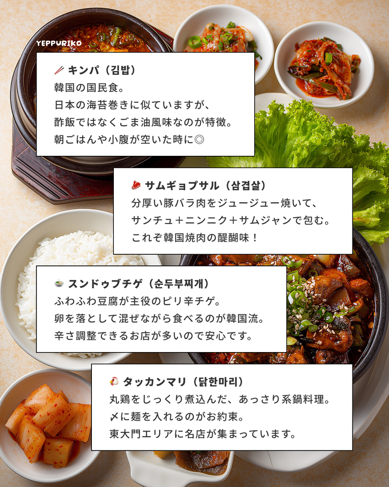 🍽️ まずは押さえたい!韓国定番グルメ5選