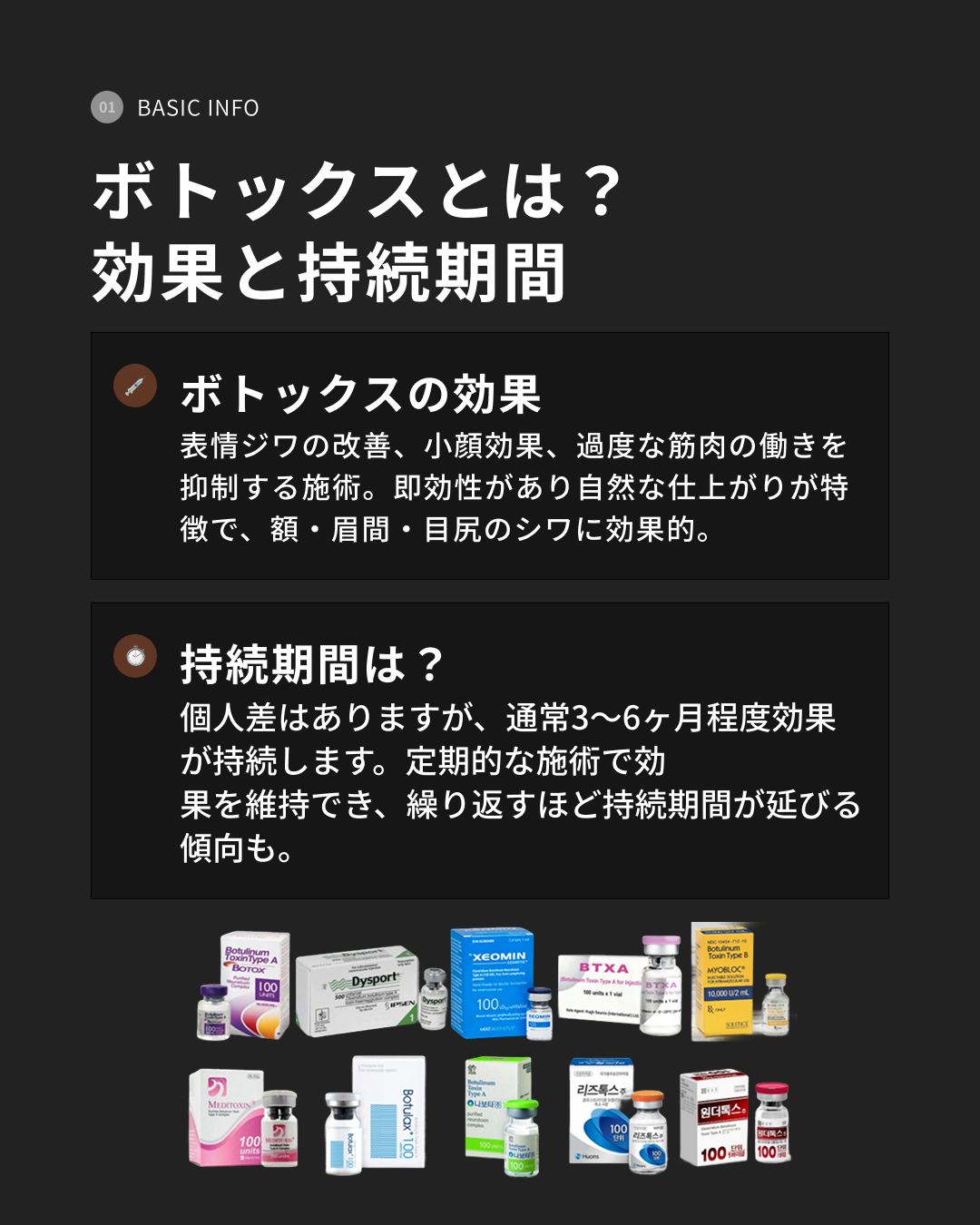 🏥 韓国ボトックスの基本情報