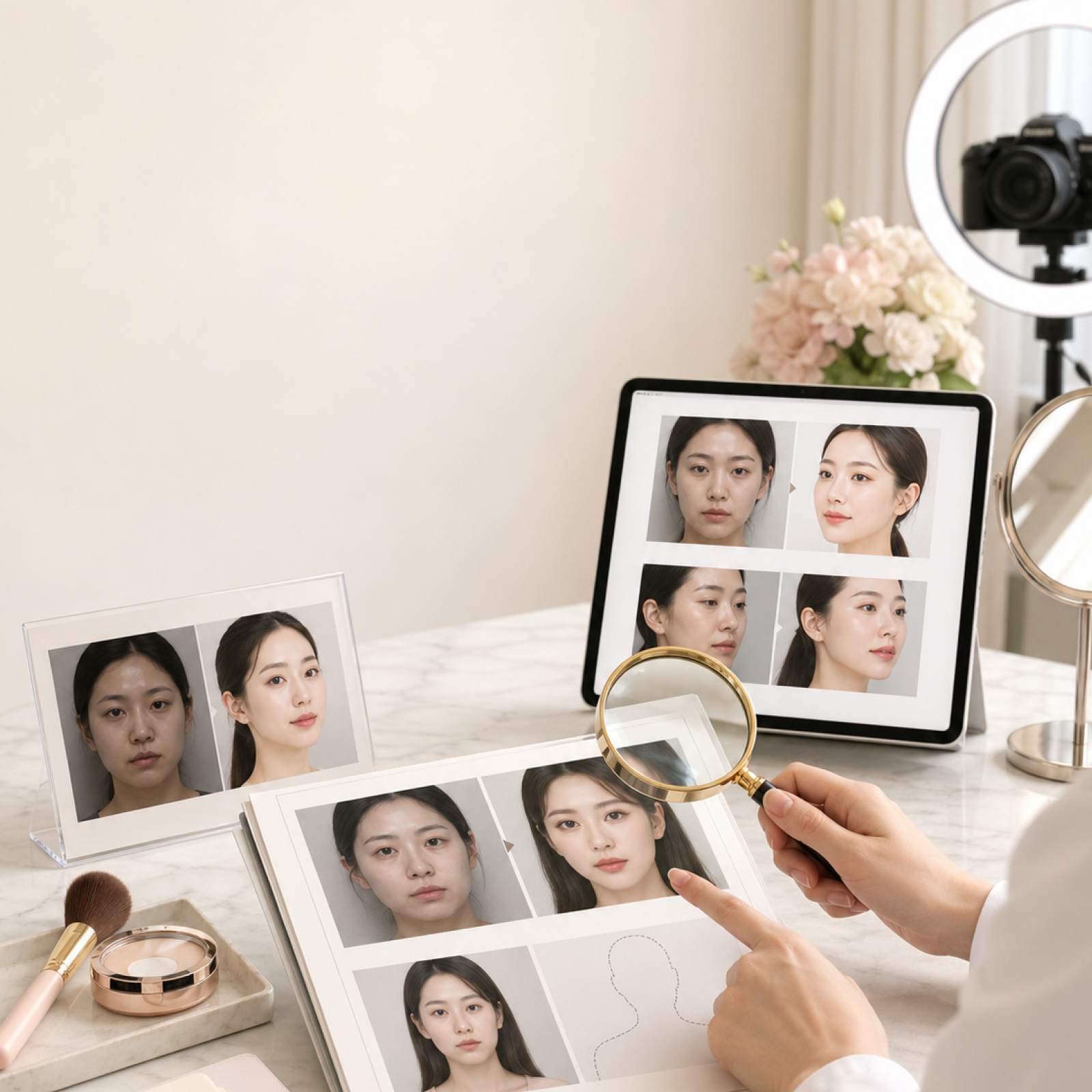 「本当に同じ人?」韓国クリニックのビフォーアフター写真を見抜く3つのチェックポイント