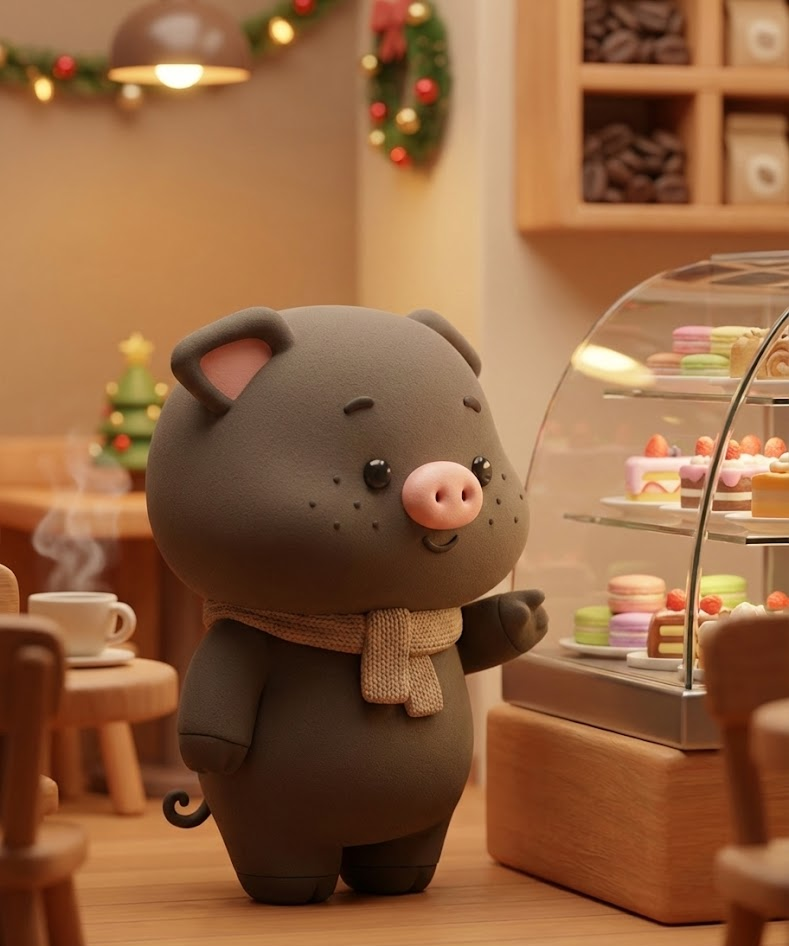 今日のイベリコは“カフェデザート調査”へ🐷🍰