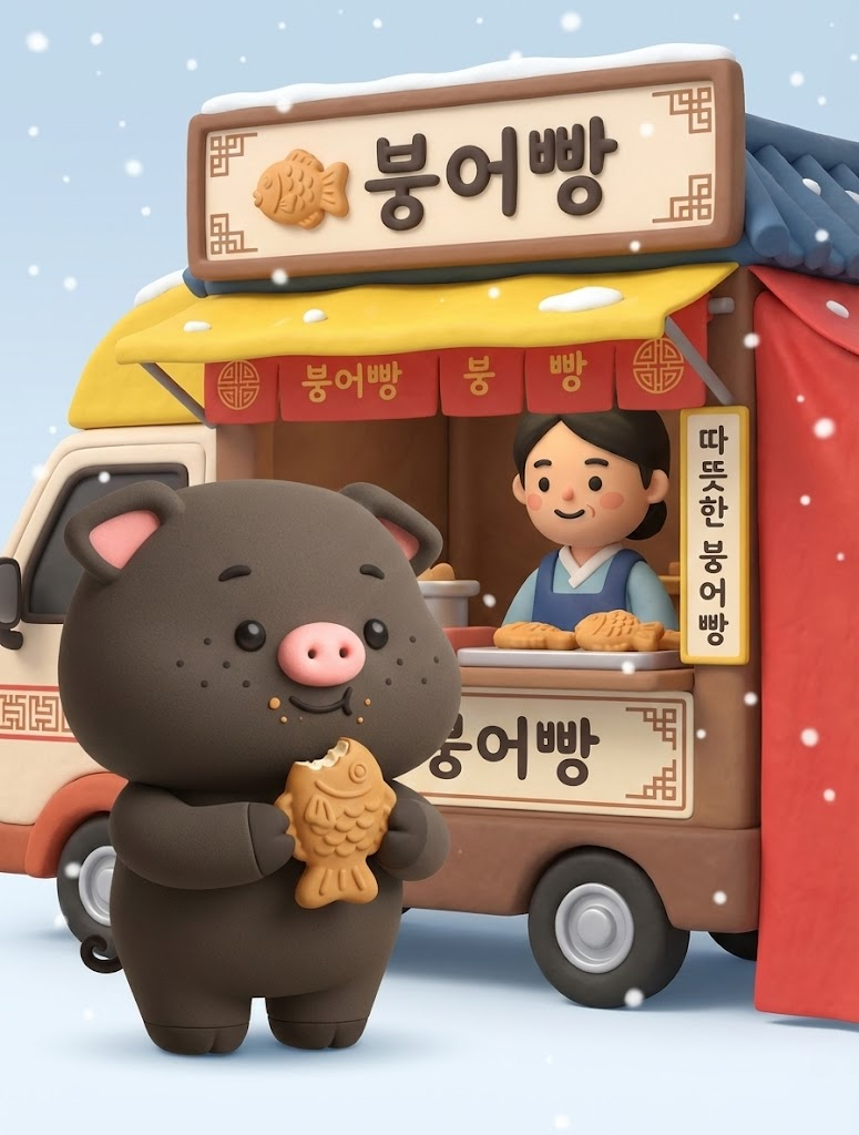 韓国で“絶対に食べてほしい”冬の屋台フード…それは、間違いなく【붕어빵／ふぐパン】！