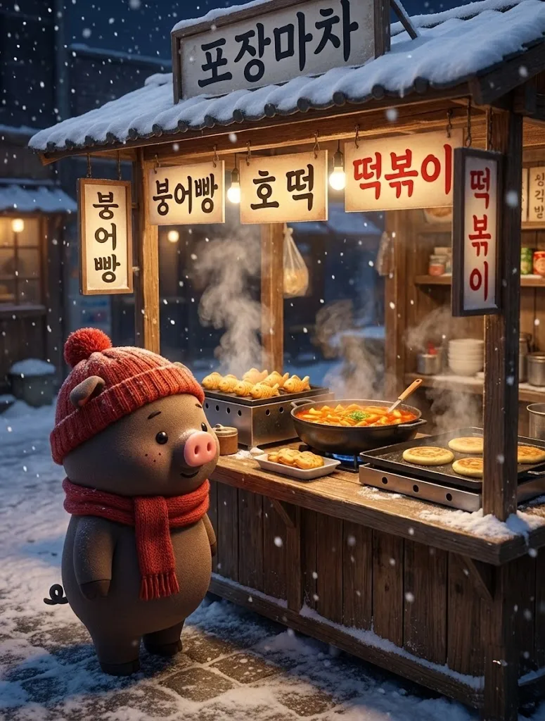 【最近よく見る】冬の韓国グルメ、これ食べてる人多くない？🐷