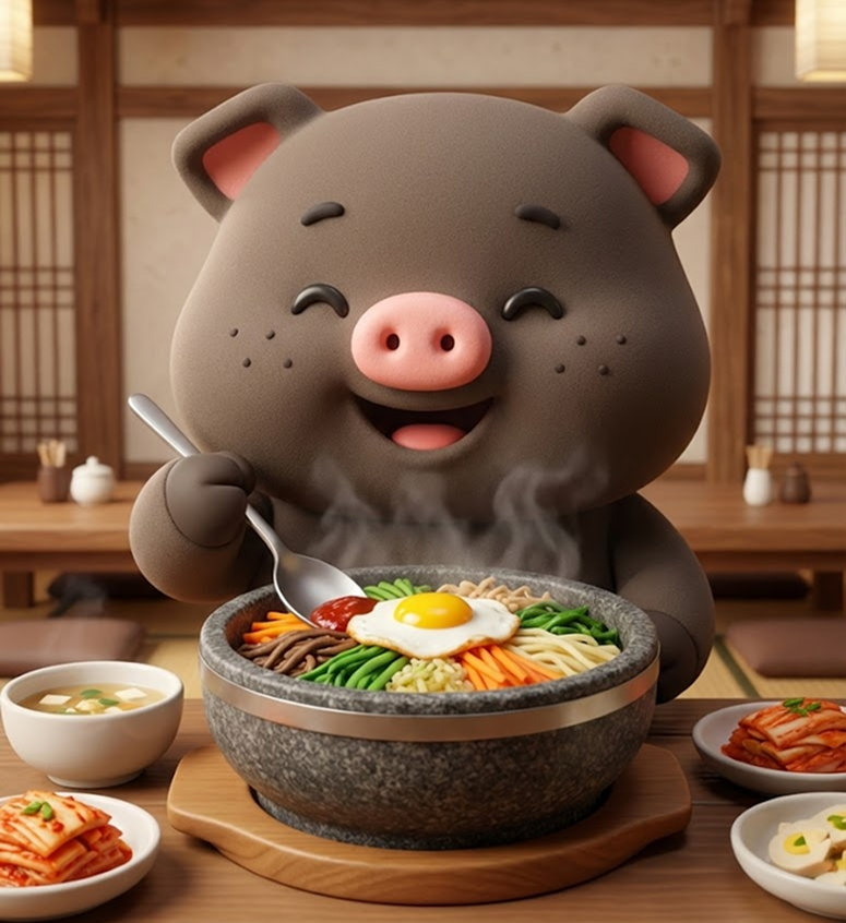 韓国ごはん、 注文前の想像よりだいたい多い。