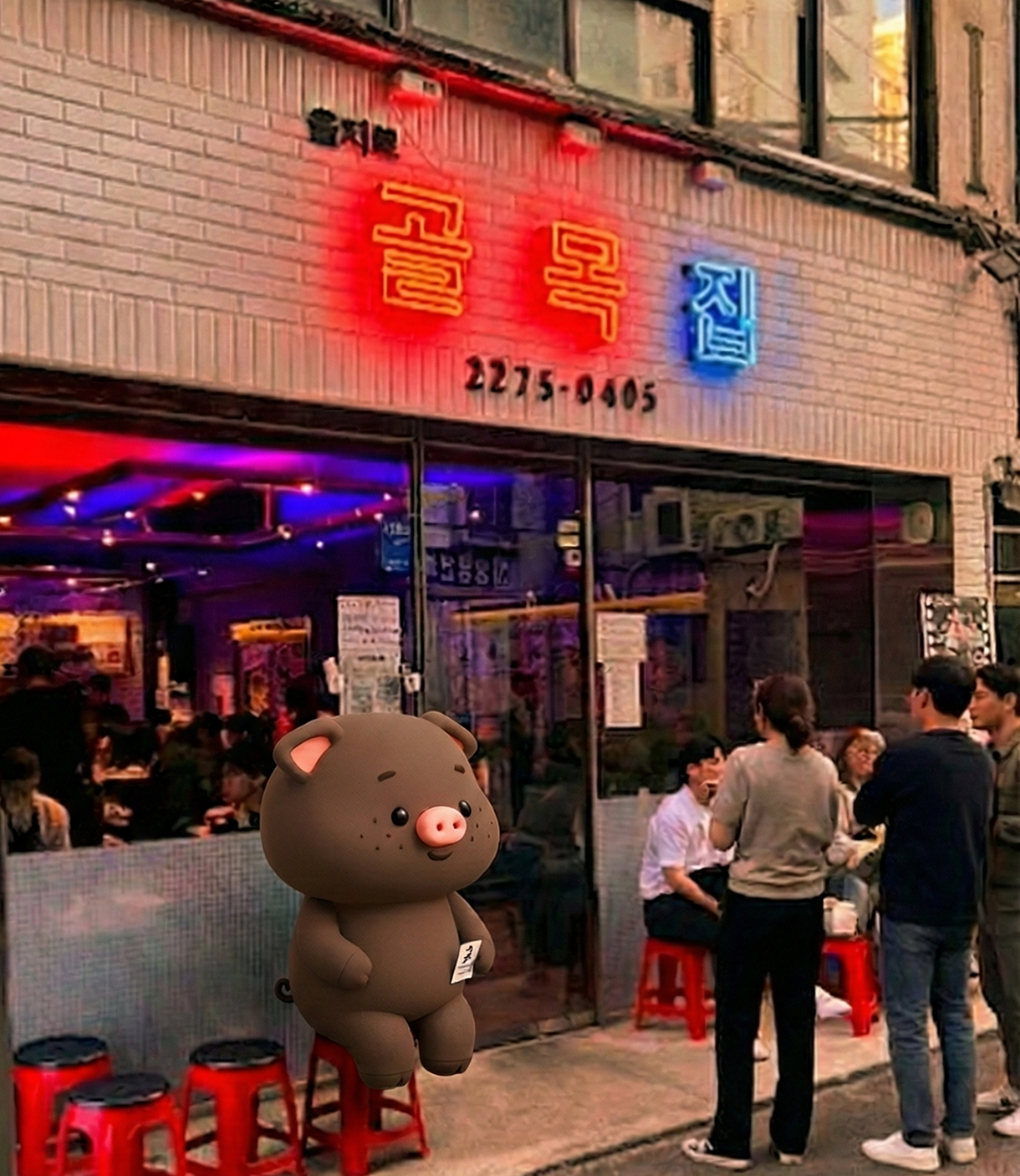 乙支路（ウルチロ）の「ウルチロコルモクチプ」、