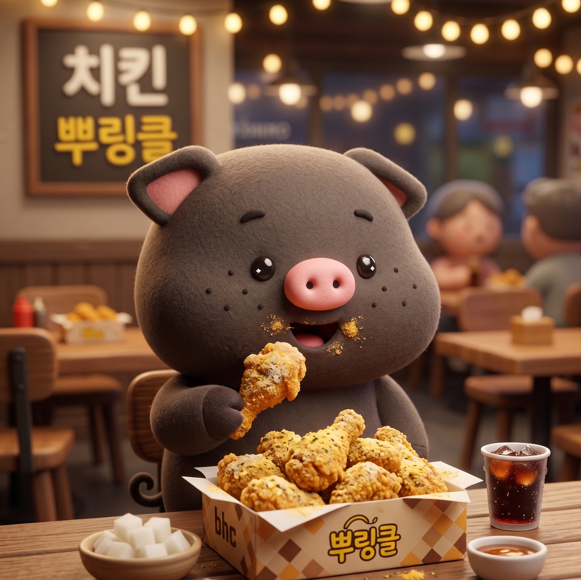 韓国チキン、結局プリンクルが強い