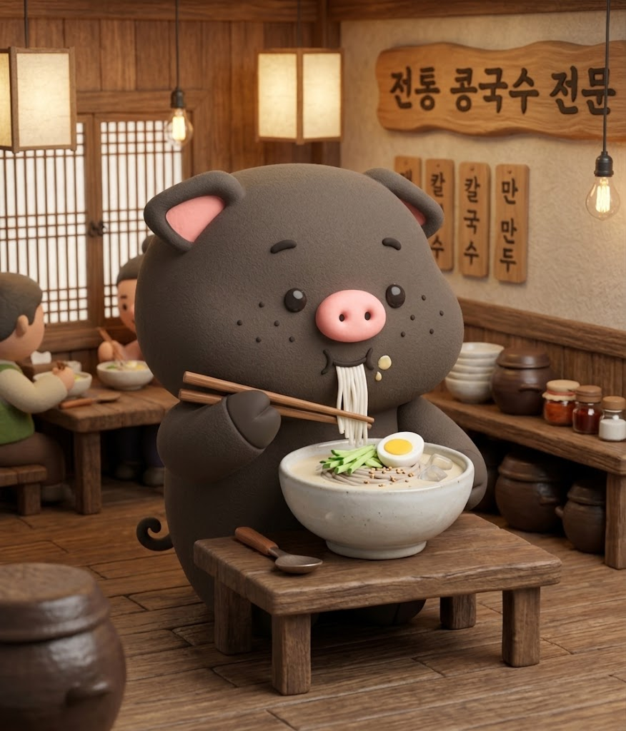 韓国、暑くなるとコングクス派が出てくる。