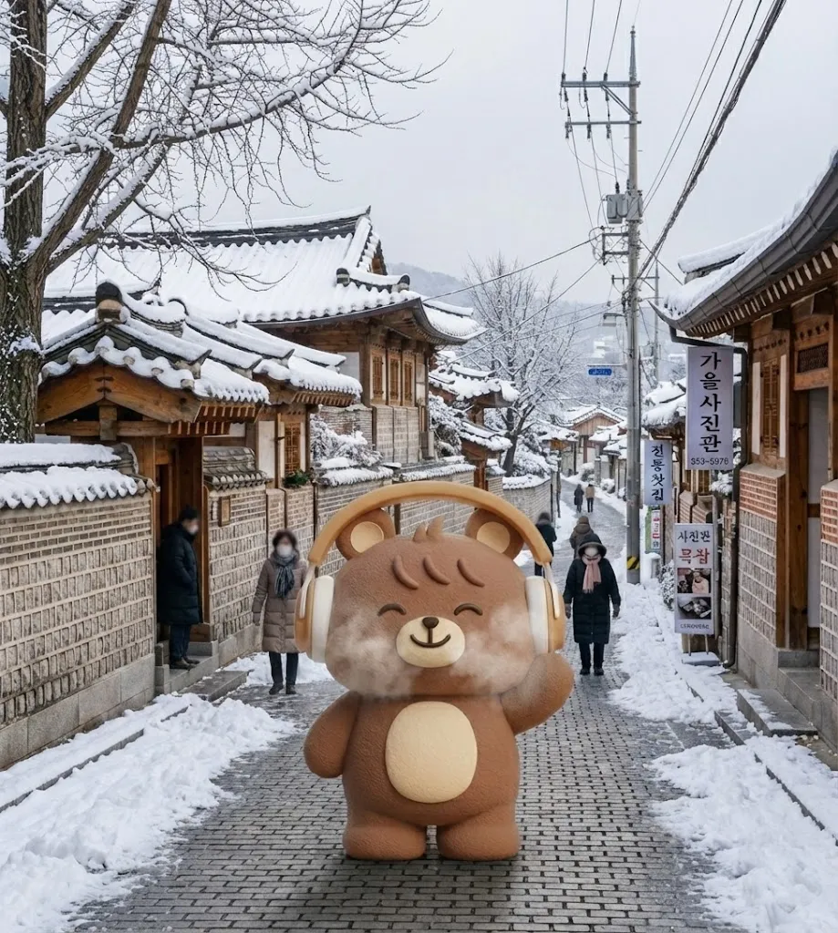 最近のソウル、 イヤホンつけて歩く人ほんとに多い。