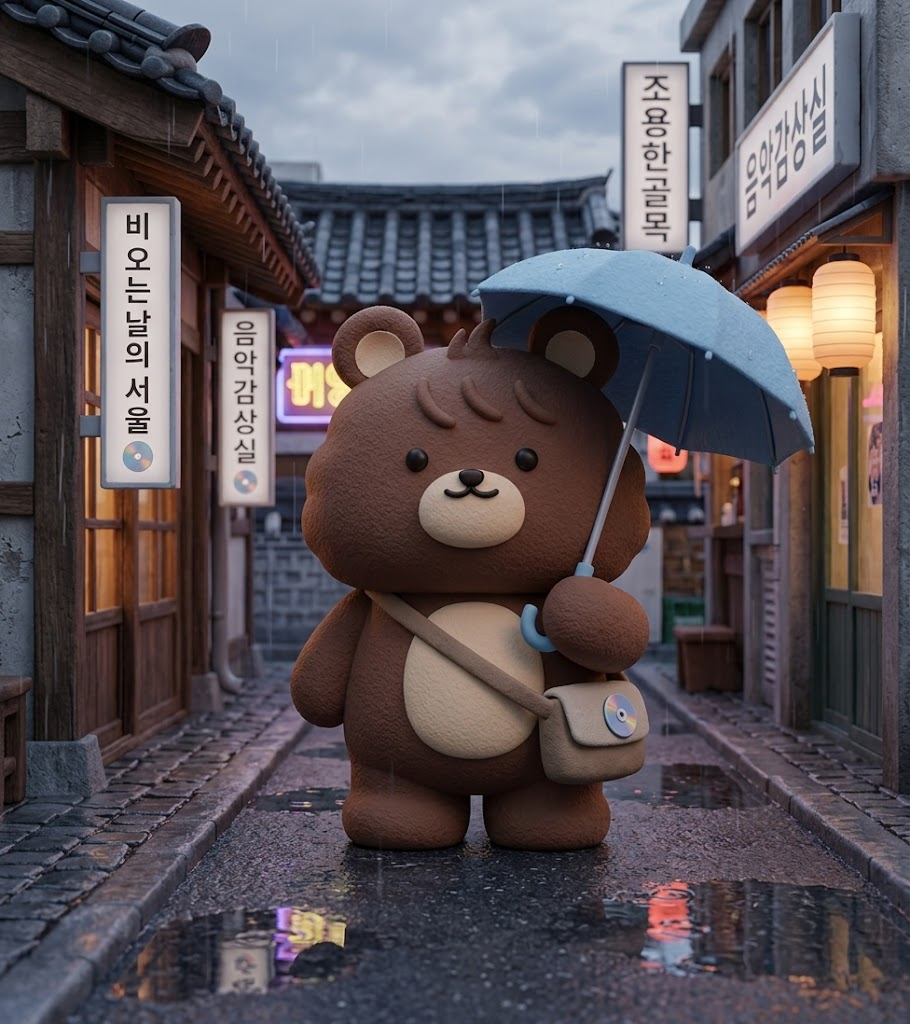 雨の日のソウルも、 意外と嫌いじゃない。💿