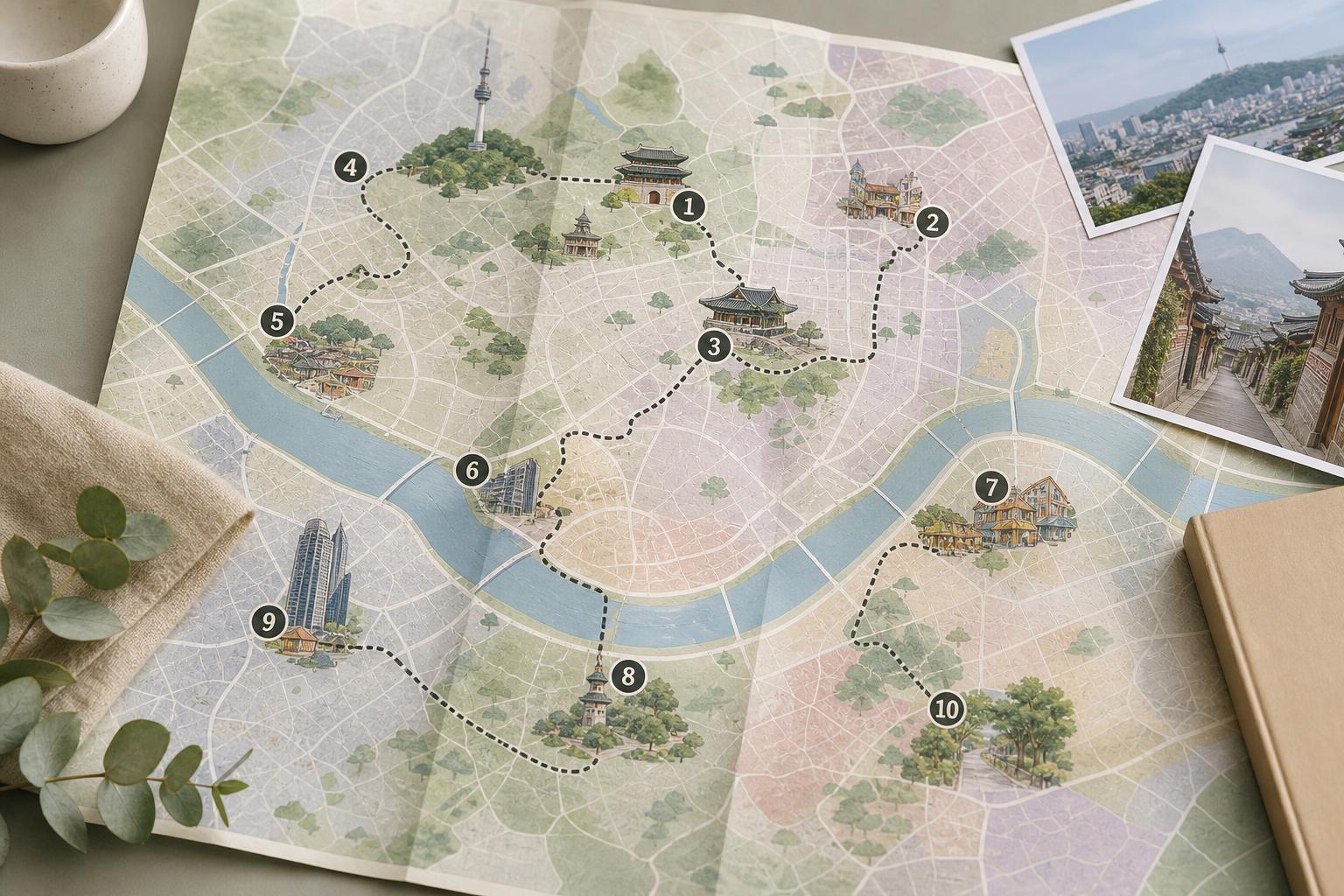1日で回るなら、この順番|HYBE聖地8選、ソウルの回り方