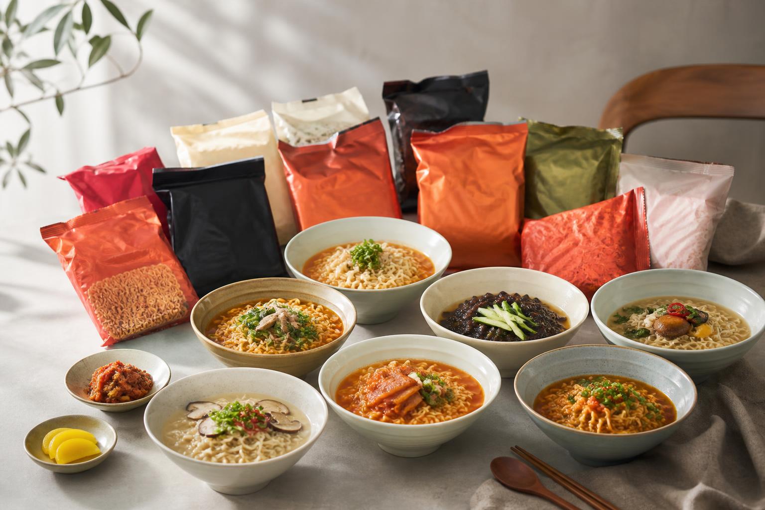 【実食】編集部が8種を食べ比べ。1位はサリコムタン麺|韓国ラーメン持ち帰りの分かれ目は具材