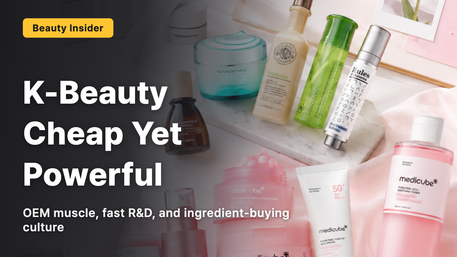 Why Korean Cosmetics Are Strong Despite Being Affordable | OEM, Development Speed, and Ingredient-Focused Purchasing Culture