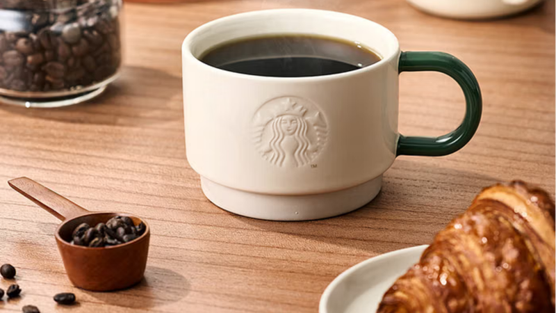 Starbucks เกาหลี LEAF TO COFFEE ครบ 6 แบบ แก้วมัค 2 แบบไม่มีวางในร้าน