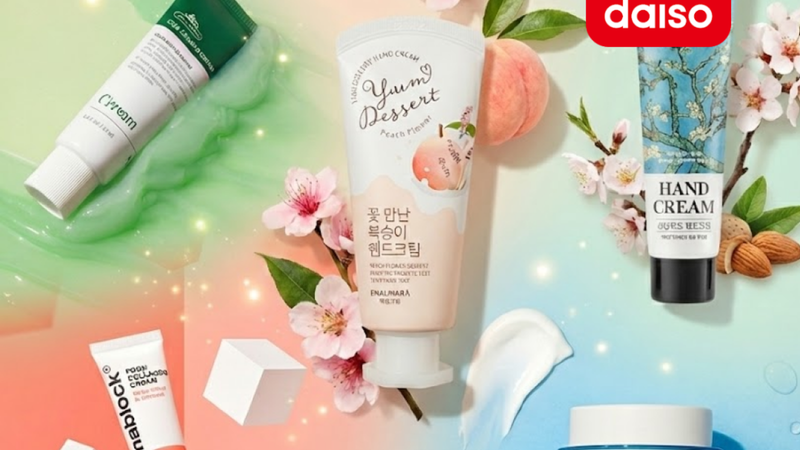 แฮนด์ครีมและครีมบำรุงผิว Daiso เกาหลี แนะนำ 5 ตัว|มีซิก้าครีมราคาประหยัดด้วย