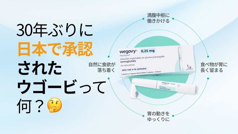 ウゴービとは?週1回の注射で変わる食欲コントロール