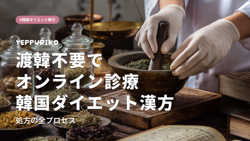 韓国ダイエット韓方のオンライン処方完全ガイド|日本から購入する方法と注意点