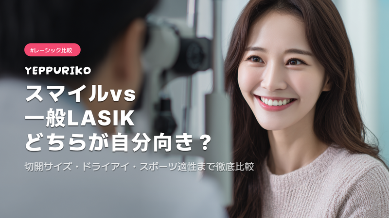 スマイルLASIKと一般LASIK、どちらを選ぶべきか