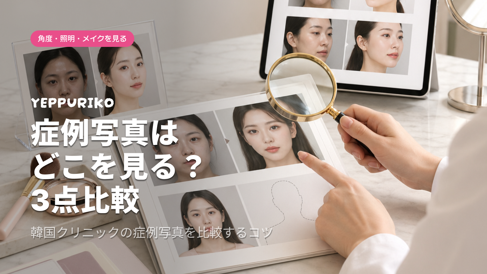 「本当に同じ人？」韓国クリニックのビフォーアフター写真を見抜く3つのチェックポイント