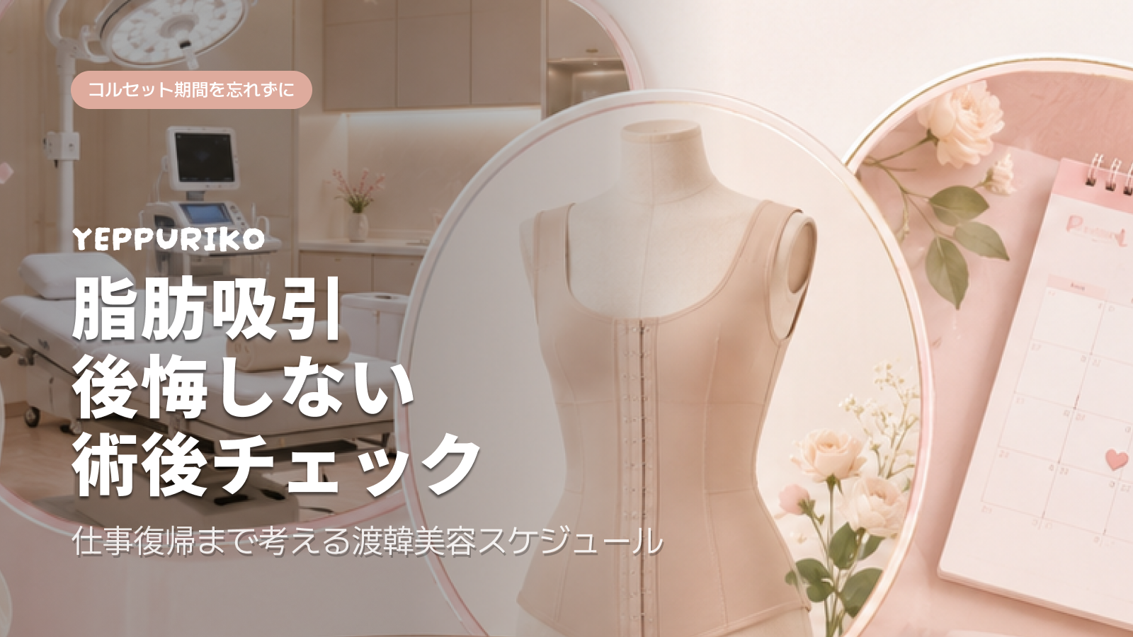 渡韓前に知りたい脂肪吸引と術後ケアの話