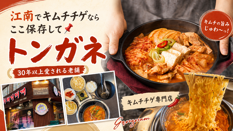 【韓国グルメ】江南キムチチゲの名店『トンガネ』
