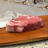 They brought the meat out on a cutting board lol
